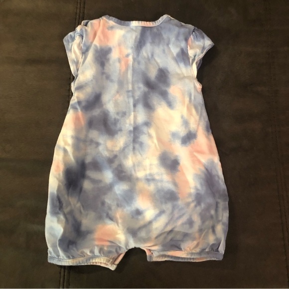 Pink and Blue Tie Dye Adidas Romper Size 18 Months - Picture 3 of 6
